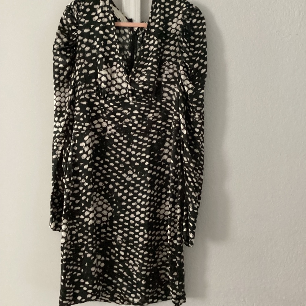Stella McCartney Long-sleeve Polka dots midi dress